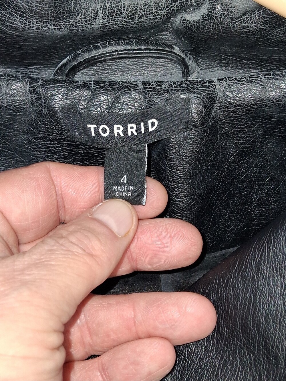 Torrid Size 4 Rebel Moto Bikercore Black Faux Leather Zippered And Snaps Jacket - Picture 2 of 14